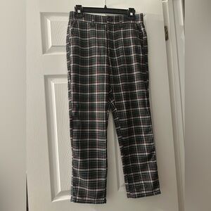 American Eagle Outfitters Women's Multicolor Plaid Cropped Pants
